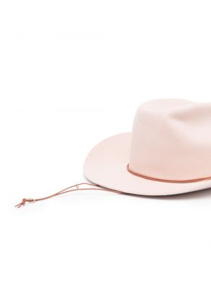 Veltinio vilnonis kepurė Van Palma rožinė