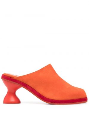 Papuci tip mules slip-on Eckhaus Latta portocaliu