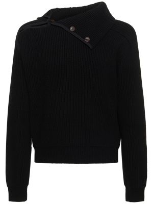Suéter de lana Jacquemus negro
