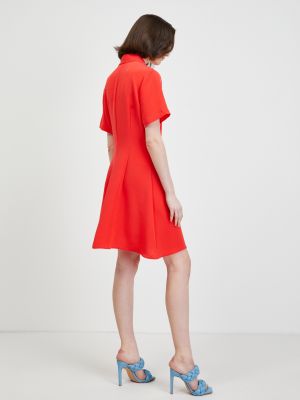 Džínsové šaty Calvin Klein červená