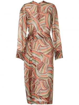 Vestido con estampado con estampado abstracto Rachel Gilbert