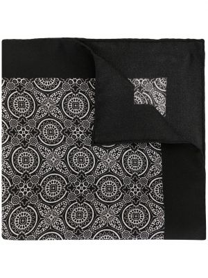 Dolce & Gabbana pañuelo de bolsillo con motivo geométrico - Negro Dolce & Gabbana