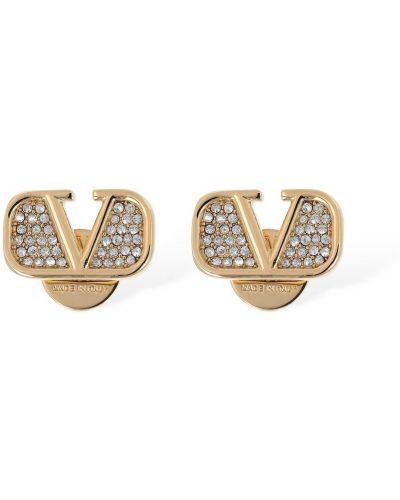 Σκουλαρίκια με πετραδάκια Valentino Garavani χρυσό