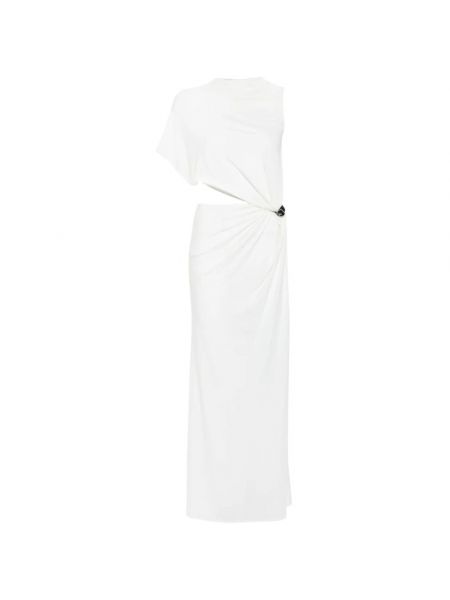 Biała sukienka długa Courreges