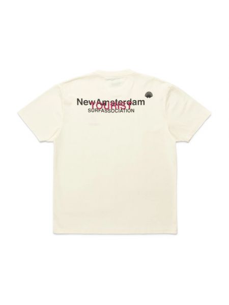 Koszulka New Amsterdam Surf Association beżowa