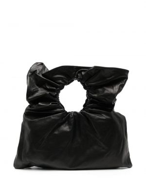 Δερμάτινη τσάντα shopper Y's μαύρο