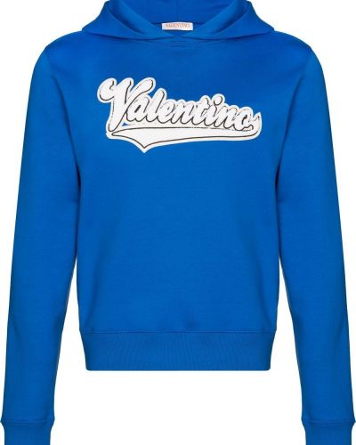 Hoodie Valentino Garavani blå