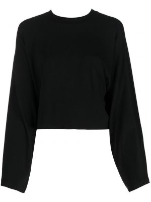 Overdimensjonert sweatshirt Thom Krom svart