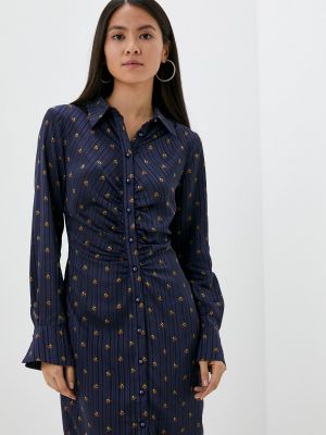Платье-рубашка Emilia Dell'oro синее