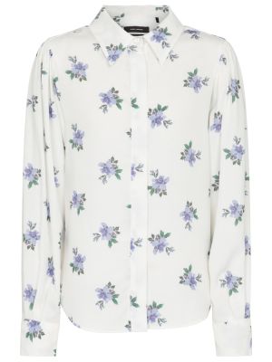 Květinová košile Isabel Marant bílá