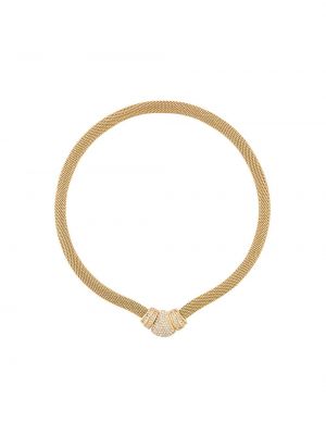 Mrežasta ogrlica Christian Dior Pre-owned zlatna