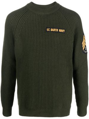 Пуловер Mc2 Saint Barth зелено