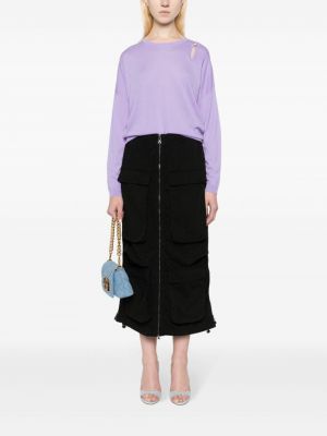 Pull en tricot Liu Jo violet
