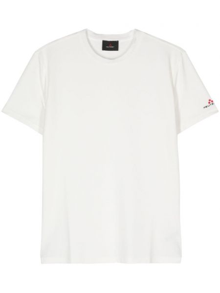 T-shirt mit stickerei Peuterey weiß