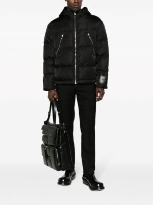 Dūnu jaka ar kapuci Versace melns