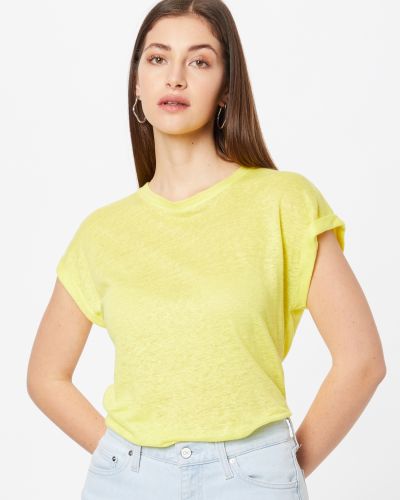 Majica s melange uzorkom Calvin Klein žuta