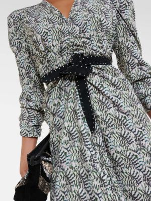 Cintura di pelle con borchie Isabel Marant nero