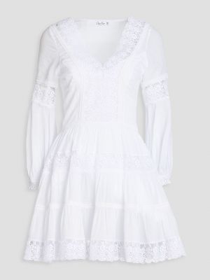 Кружевное платье мини Charo Ruiz Ibiza белое