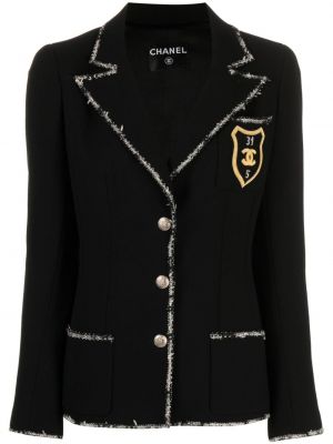 Tweed zakó Chanel Pre-owned fekete