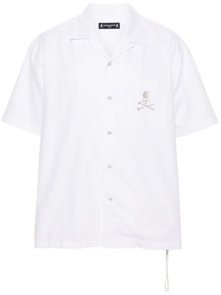 Medvilninė marškiniai Mastermind Japan balta