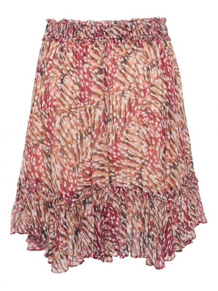 Mini sukně s potiskem Marant Etoile červené