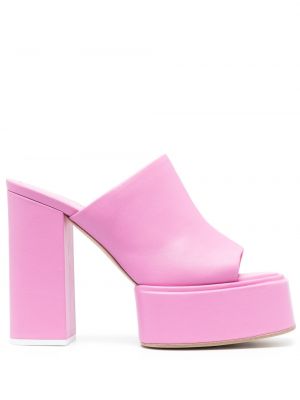 Sandale mit absatz mit hohem absatz 3juin pink