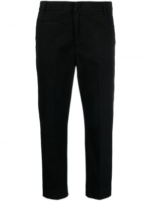 Bavlnené nohavice Dondup čierna
