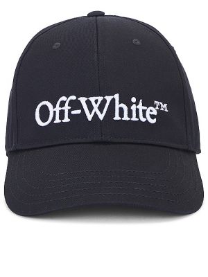 Gorra de algodón con bordado Off-white