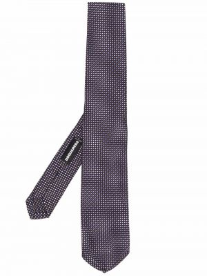 Cravatta con stampa Dsquared2 blu