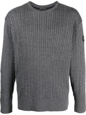 Вълнен пуловер Paul & Shark сиво