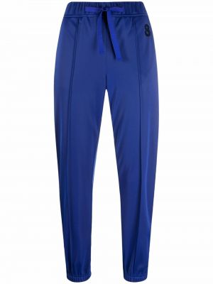 Pantalones de chándal con cordones Semicouture azul