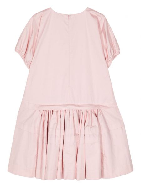 Bavlněné šaty Molly Goddard růžové