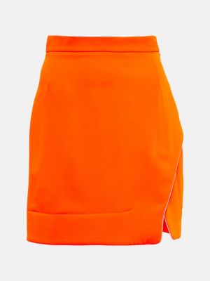 Φούστα mini με ψηλή μέση Vivienne Westwood πορτοκαλί