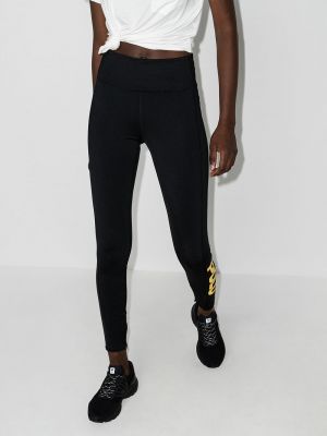 Pantalones de chándal con estampado con estampado de tela jersey Polo Ralph Lauren negro
