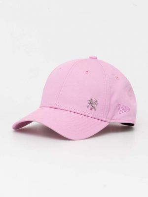 Pamučna kapa New Era ružičasta