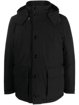 Péřová bunda s kapucí Fay černá