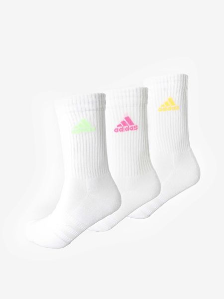 Бавовняні шкарпетки Adidas білі