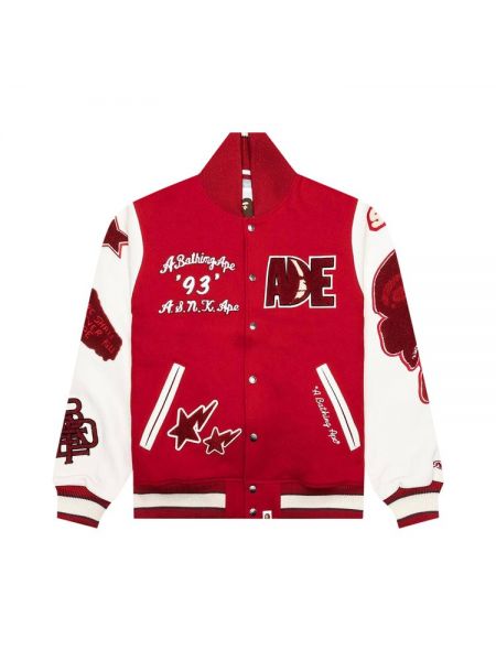 Bape jacket red sale