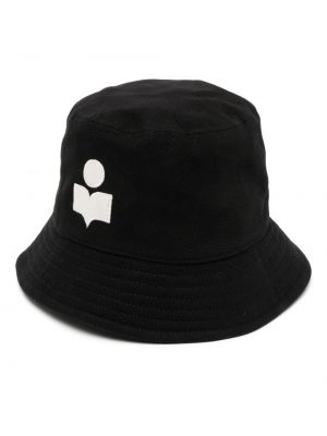 Siuvinėtas kepurė Isabel Marant juoda