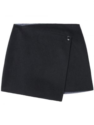 Vlněné mini sukně Proenza Schouler černé