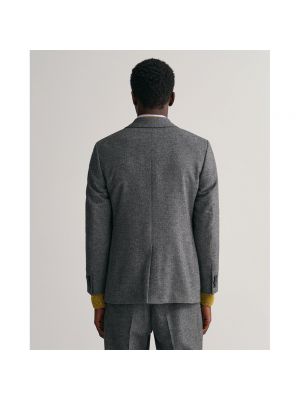 Пиджак в елочку Gant серый