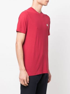 Bavlněné tričko Zanone červené