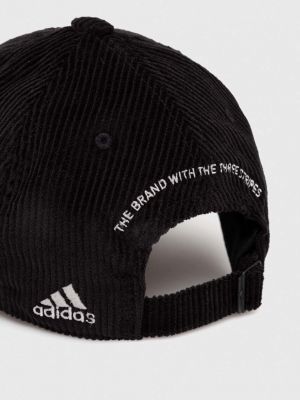 Șapcă de catifea Adidas Performance negru