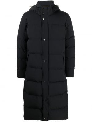 Παλτό με κουκούλα Moorer μαύρο