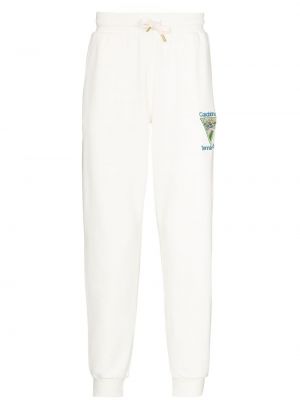 Спортни панталони бродирани Casablanca бяло