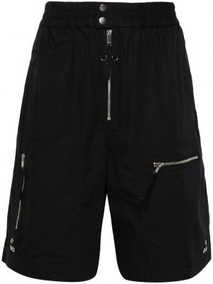 Pamučne kratke hlače kargo Marant crna