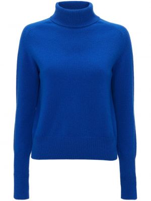 Vlněný svetr Victoria Beckham modrý