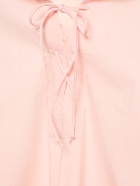 Camisa de algodón Forte Forte rosa