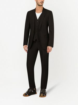 Slim fit anzug Dolce & Gabbana schwarz