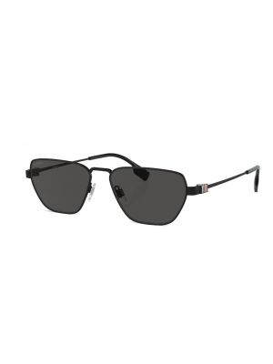 Kostkované sluneční brýle Burberry Eyewear černé